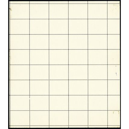 1563, MNH 10¢ Misperf Shift Freak Error Sheet of 40 Stamps - Stuart Katz