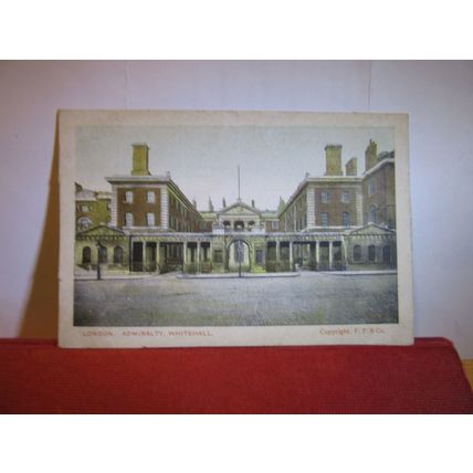 the ADMIRALTY, WHITEHALL, London used antique postcard =