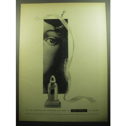 1958 Yardley Bond Street Perfume Ad - For her perfume that memories are made of
