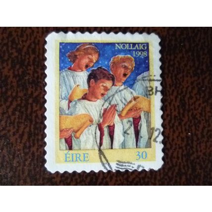 Ireland 1998 Christmas 30p self adhesive used stamp SG1209 Eire Choir Boys