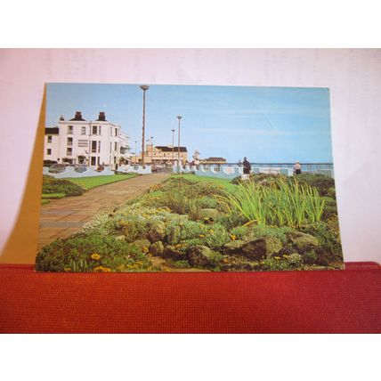 ESPLANADE GARDENS, BOGNOR REGIS, SUSSEX unused vintage postcard =