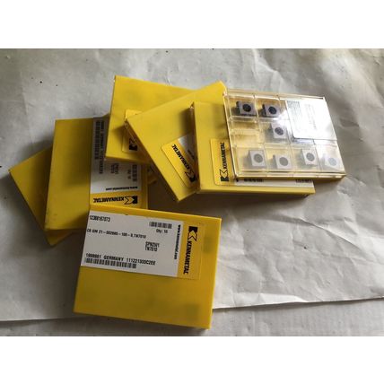 LOT 70 KENNAMETAL SPN2W1 INDEXABLE CARBIDE INSERTS, GRADE: TN7010 12388167073,TE