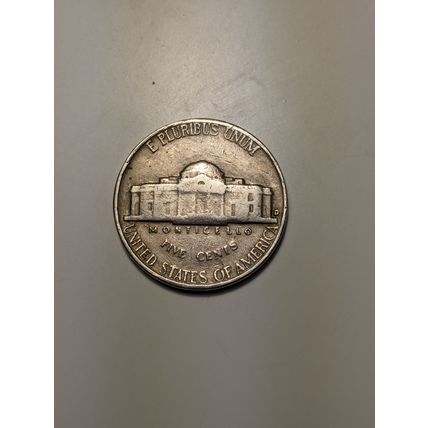 1955 D Jefferson nickel full date free shipping no reserve