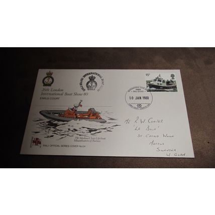 1980 GB Cover - RNLI Lifeboats - Earls Court London Boat Show