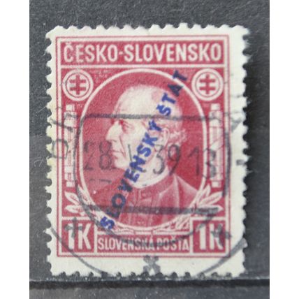 slovakia 1939 SG 24 USED opt