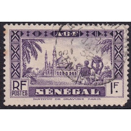 French Senegal 1935 SG 161 Used (D-694 (7))