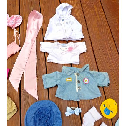Lot of 33 Pcs Build A Bear Clothes & Accessories Boy & Girl Camp Scout Hiking