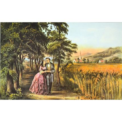 FOUR SEASONS OF LIFE: YOUTH 1952 Frances Flora Bond Palmer - John Cameron PRINT