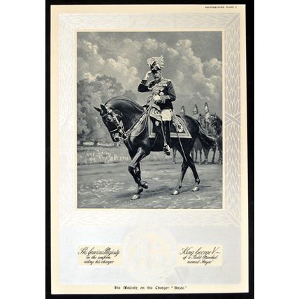 HIS GRACIOUS MAJESTY KING GEORGE V 1935 PHOTOGRAVURE PORTRAIT