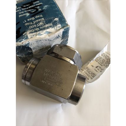 NEW Watson McDaniel 1” WD600,1” WD-600 Thermodynamic Steam Trap -TurbO DISK,EB