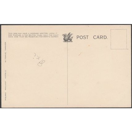 Entrance, Midland Hotel, Manchester, c.1905 - Midland Railway Hotels Postcard