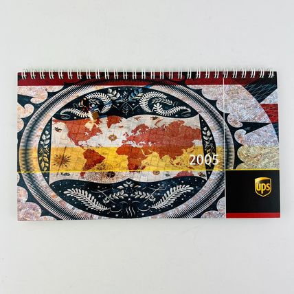 UPS United Parcel Service Vintage 2005 Desktop Flip Photo Calendar