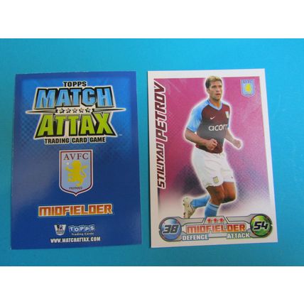 Stiliyan Petrov - Aston Villa - Match Attax 2008/09 Football Card