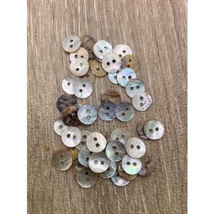 9mm Mother Of Pearl buttons 2 Hole Baby Cardigans Knitting Crafts Scrapbooking