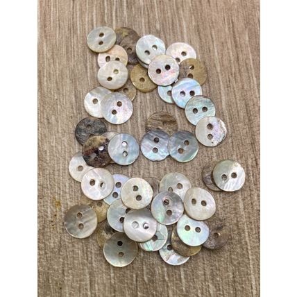 9mm Mother Of Pearl buttons 2 Hole Baby Cardigans Knitting Crafts Scrapbooking