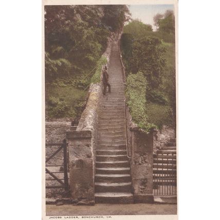 B903 BONCHURCH - JACOB LADDER . PRINTED POSTCARD