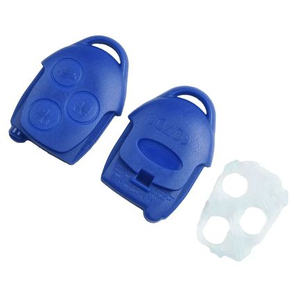 1 X FORD TRANSIT 3 BUTTON REMOTE KEY FOB MK7 TIPPER VAN BLUE TESTED & WORKING