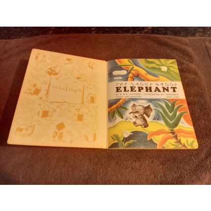 Little Golden Book The Ssggy Baggy Elephant By K & B Jackson (C) Edition 1947
