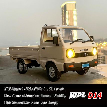 WPL RC Car 1/10 Scale RC Kei Truck Suzuki RC Drift Car WPL D14 Remote Control Ca
