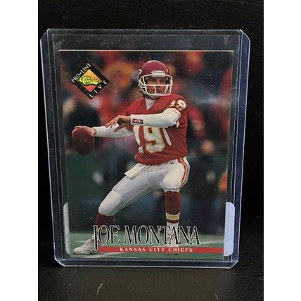 Joe Montana #61 | 1994 Pro Line Live Football Trading Card