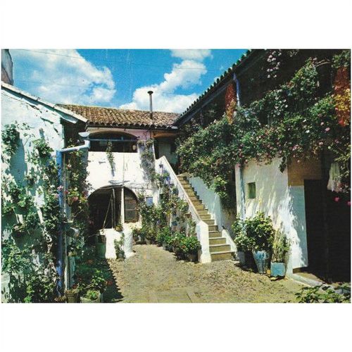 Colour Postcard - Typical House (but a very pretty one!) Cordoba Spain