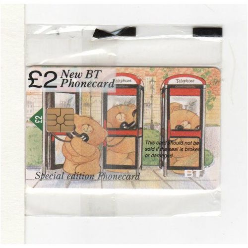 PHONE CARD - BT - TEDDY BEARS - UNUSED
