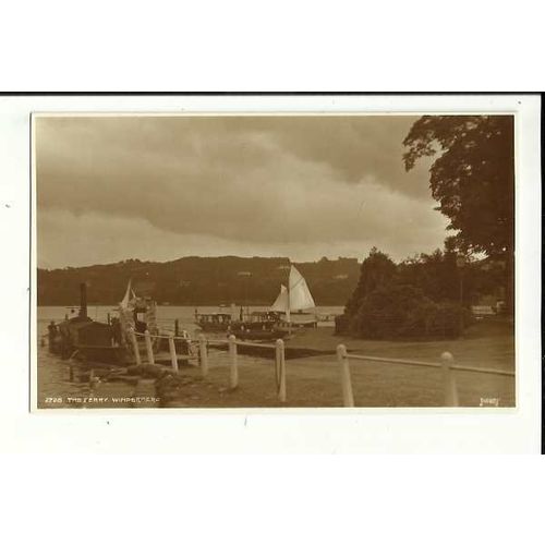 Westmorland WINDERMERE Ferry Postcard by Judges (2728)