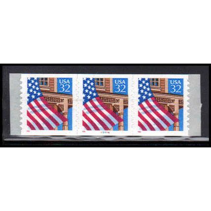 2915A 32c U.S. Flag Over Porch Very Fine MNH PNC 45444/3 10x10 PA3525