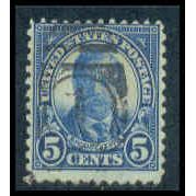 Used 637 5c Theodore Roosevelt Average M09167