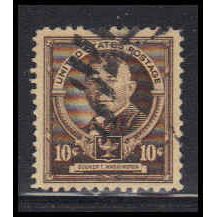 Used 873 10c Booker T. Washington Fine KA4289