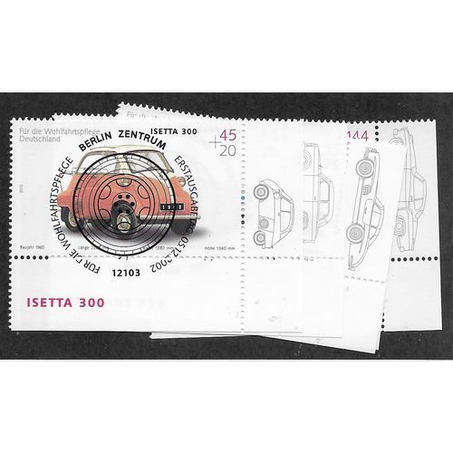 GER 2002 (SET) 'CARS' (5v) FINE USED (EBID59-465)
