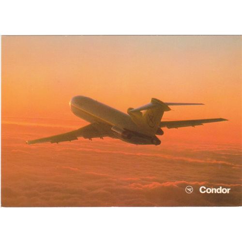 Condor Europa Jet Boeing B727 230 Civil Aircraft Postcard (A22755)