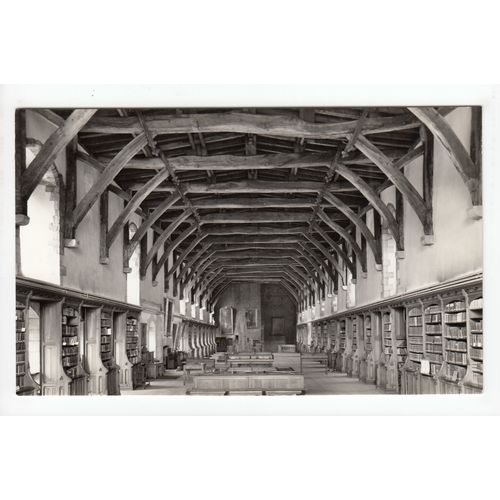 The Monks Dormitory Durham Cathedral RP Postcard