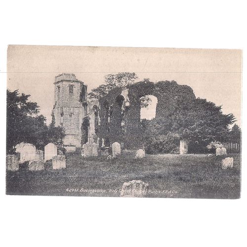 HOLY GHOST CHAPEL, BASINGSTOKE, HAMPSHIRE unused antique postcard by F Frith =