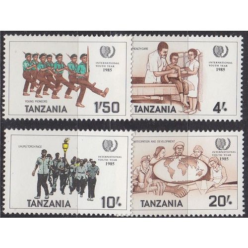 TANSANIA TANZANIA [1986] MiNr 0288-91 ( **/mnh )