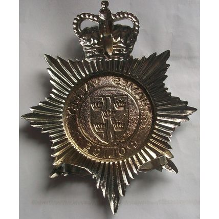 Thames Valley Police Helmet Plate QE11 Crown
