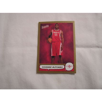 Dikembe Mutombo 2004/05 Bazooka GOLD NO. 159