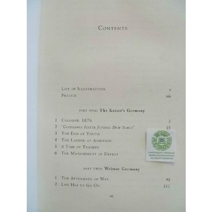 ADENAUER THE FATHER OF THE NEW GERMANY by CHARLES WILLIAMS HCDJ