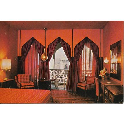 A ROOM IN THE TAJ MAHAL - POSTCARD
