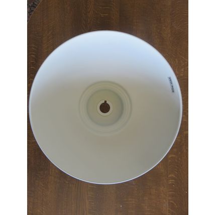 Taylor Duck Egg Metal Lamp Shade Dome 11" 60 watt Powder Blue And Off White