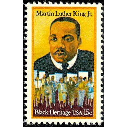 Martin Luther King Jr Black Heritage One PACK OF TEN 15¢ Stamps Scott 1771