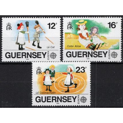 ZAYIX Guernsey 401-403 MNH Europa Cept Children's Toys & Games 031023S11M