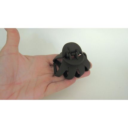 Medium sized colored soft textured octopus hair claw clip