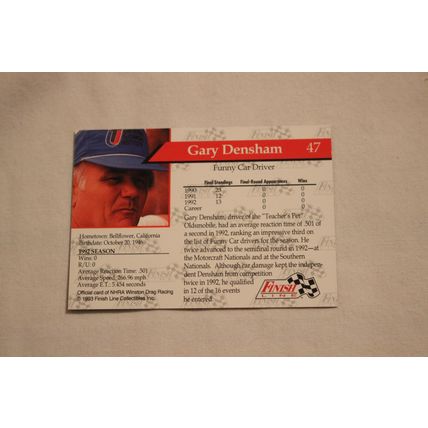 Gary Densham 1993 Finish Line NO. 47