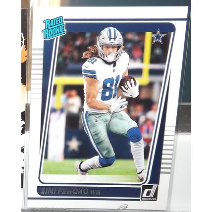 2021 Panini Donruss SIMI FEHOKO (Dallas Cowboys) Rated Rookie #292