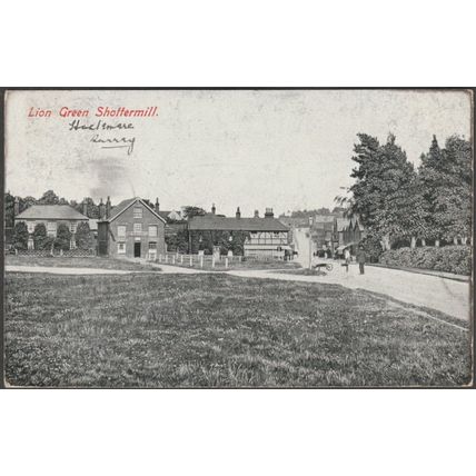 Lion Green, Shottermill, Surrey, 1906 - Inge's Series Postcard