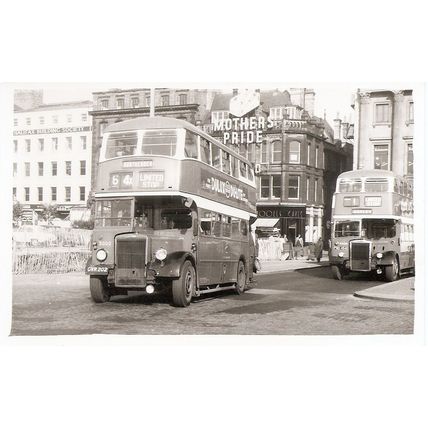 Black & White Photograph of Manchester Corporation Transport - GVR 202