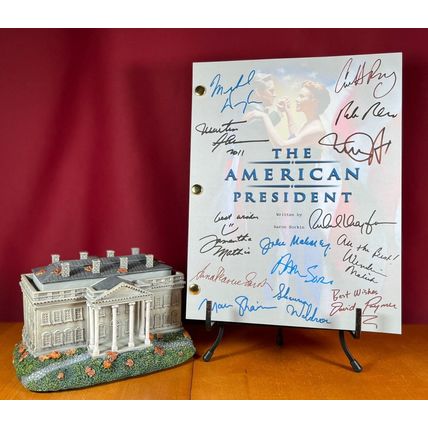 The American President Script Signed- Autograph Reprints- Michael Douglas
