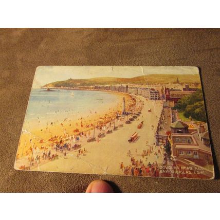 1930s Postcard - Douglas Head & Bay, Isle of Man - Artist / A173