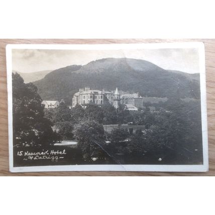 PHOTOCARD: CUMBRIA - KESWICK HOTEL: 1920